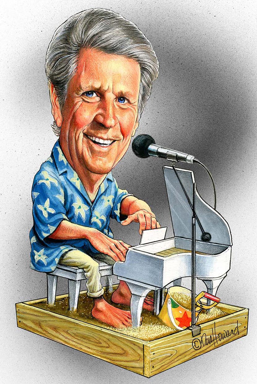 Brian Wilson caricature by Don Howard