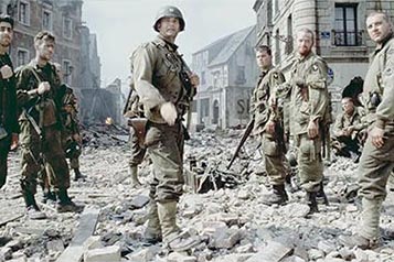 Saving Private Ryan scene comparison