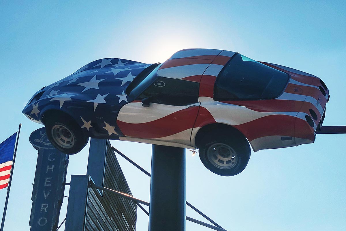 Stars and Stripes Corvette