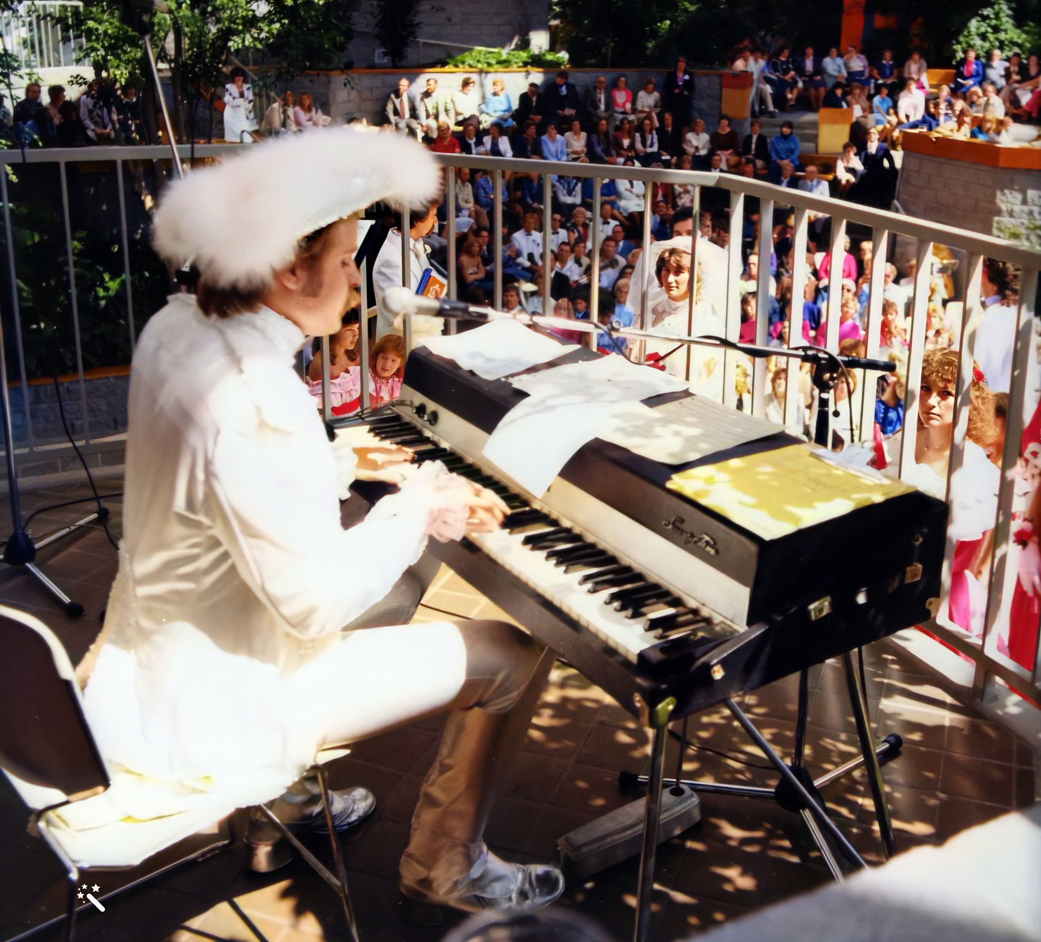Wedding performance at Town Square Park, St. Paul, 1982