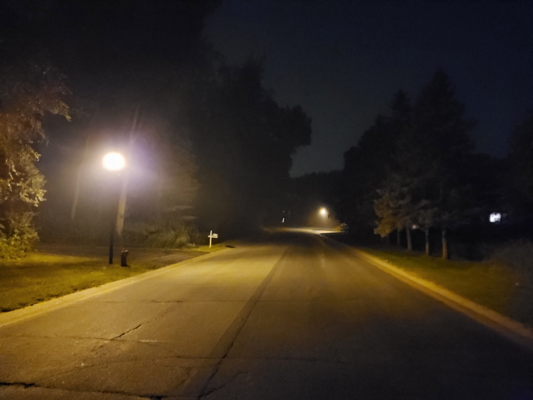 A smoky summer night in Eagan, Minnesota, July 2026